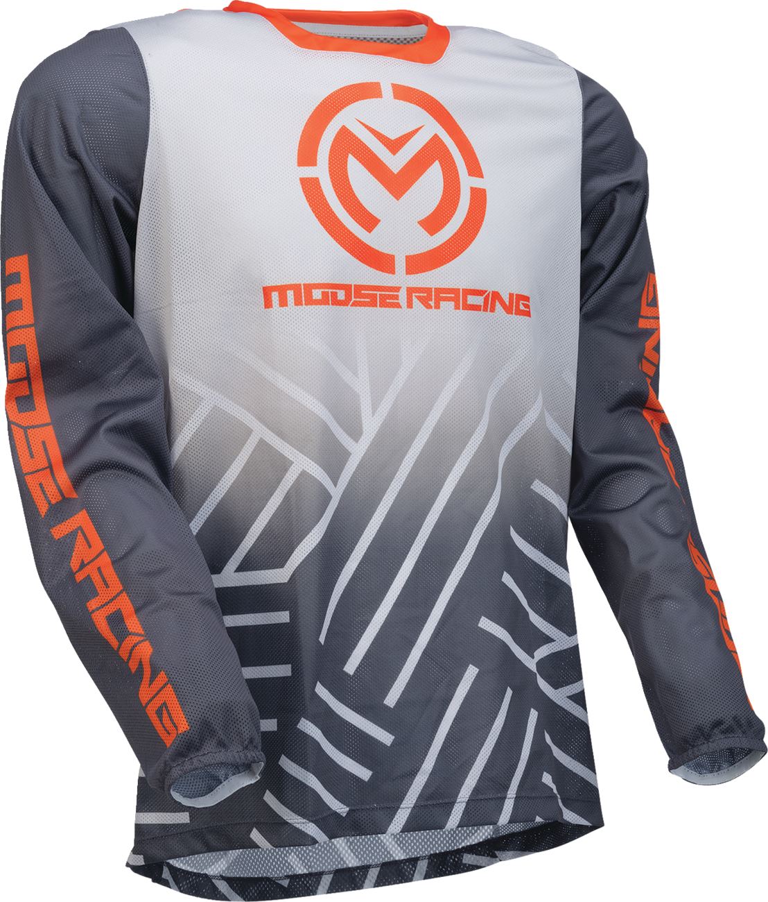 Moose Racing Soft-Goods Jersey Sahara Gray/Orange 24 Model