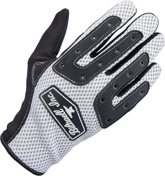 Biltwell Motorcycle Gloves Anza White/Black