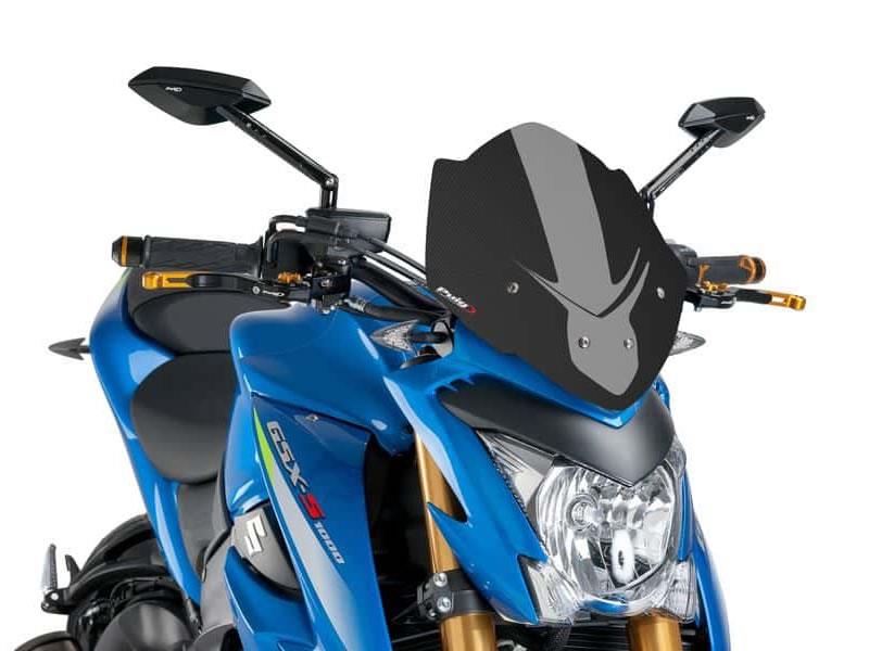 PUIG New Generation Sport Screen Carbon Look for Suzuki GSX S 1000 15-20 7653C