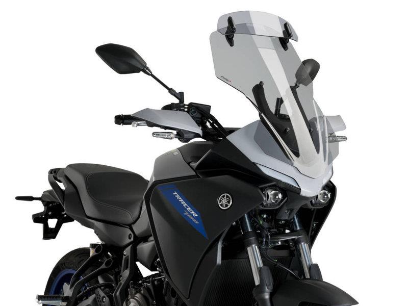 PUIG Touring Screen w/ Extender Light Smoke for Yamaha Tracer 7/GT/700/700 GT 20-25 20435H