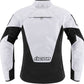 ICON Women's Mesh™ AF Motorcycle Jacket Black/White 2023 Model