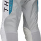 THOR LAUNCHMODE VENTED Raid MX Pants WHITE/GREY 2025 Model