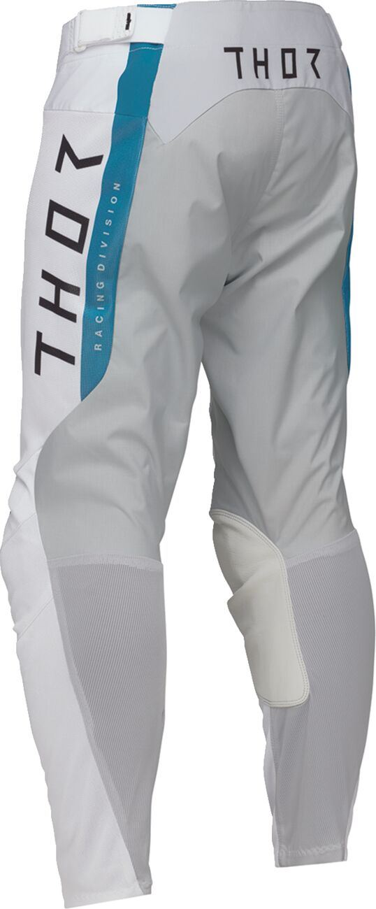 THOR LAUNCHMODE VENTED Raid MX Pants WHITE/GREY 2025 Model