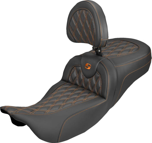 Saddlemen Roadsofa Carbon Fiber Seat For Harley FLHRXS 1868 08-25 808-07B-207B3