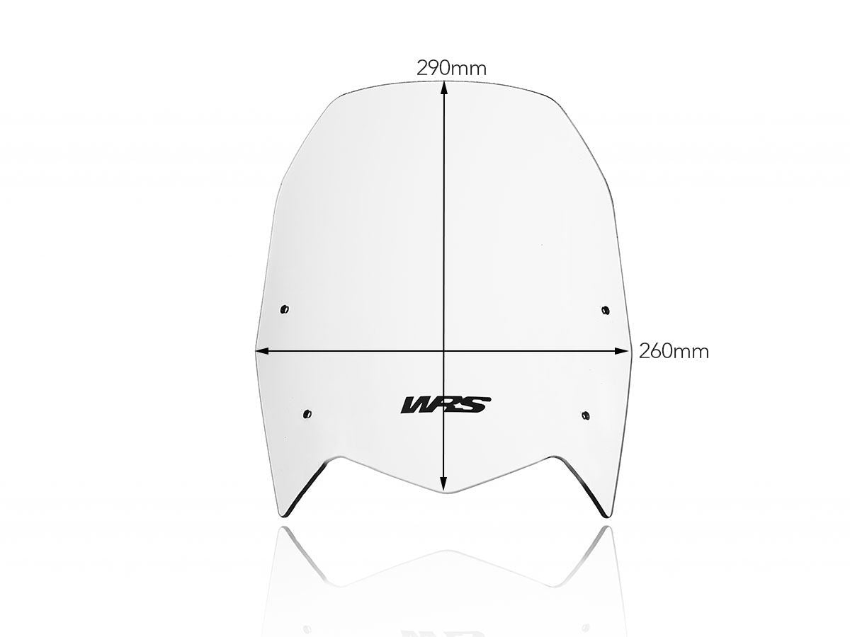 WRS Standard Windscreen Yamaha Ten700 Clear Ya016t