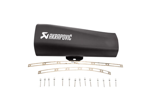 Akrapovic Muffler Sleeve Kit SS Matte Black For Gilera Fuoco 500 Piaggio MP3 500 07-16 P-RKS359ZAASS40