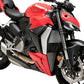 PUIG Naked Downforce Spoilers Matt Black for Ducati Streetfighter V2 22-24 21475J