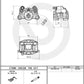 BREMBO P2.34 REAR BRAKE CALIPER REAR ALU 920B85293