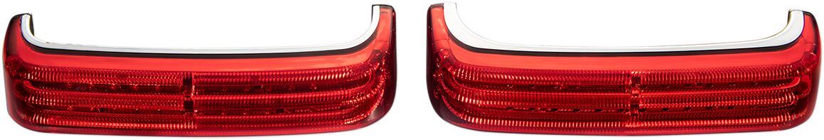 Custom Dynamics ProBEAM LED Saddle Bag Lights Harley FLHX 10-13 PB-SB-SS6-CR