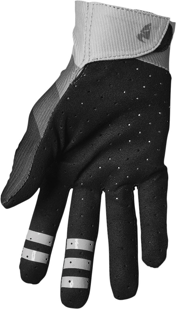 THOR Assist React MX Motorcross Gloves Black/Gray 2023 Model
