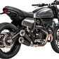 Akrapovic Slip-On Line Muffler SS For Ducati Scrambler 803 21-23 S-D8SO6-ISSSBL