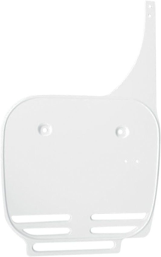 UFO FRONT NUMBER PLATE KAWASAKI KX60 WHITE KA02742-047
