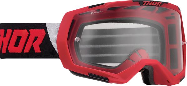 THOR Regiment MX Motorcross Goggles White/Red/Blue 2023 Model