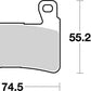 Sbs HF Street Ceramic Organic Brake Pads For Honda CB 1100 EX 1998-2020 734HF