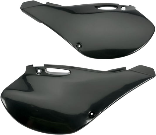 UFO SIDE PANELS KAWASAKI KX125/250 BLACK KA03721-001