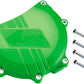 UFO CLUTCH COVER W/MOUNTING KIT KAWASAKI KXF450 GREEN AC02405