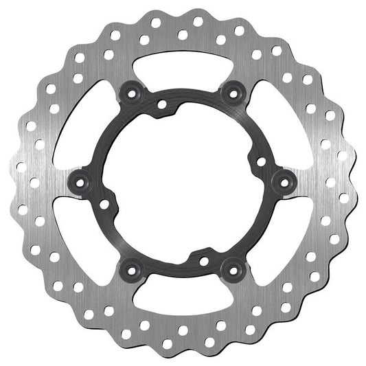 Sbs Stainless Steel Brake Rotor For Kawasaki KX 250 2006-2022 Black Silver 5112