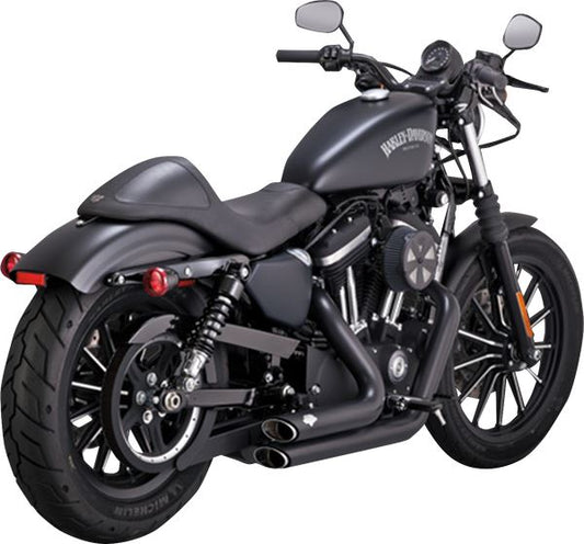 VANCE + HINES Shortshots Staggered Exhaust System BLK.XL 47329