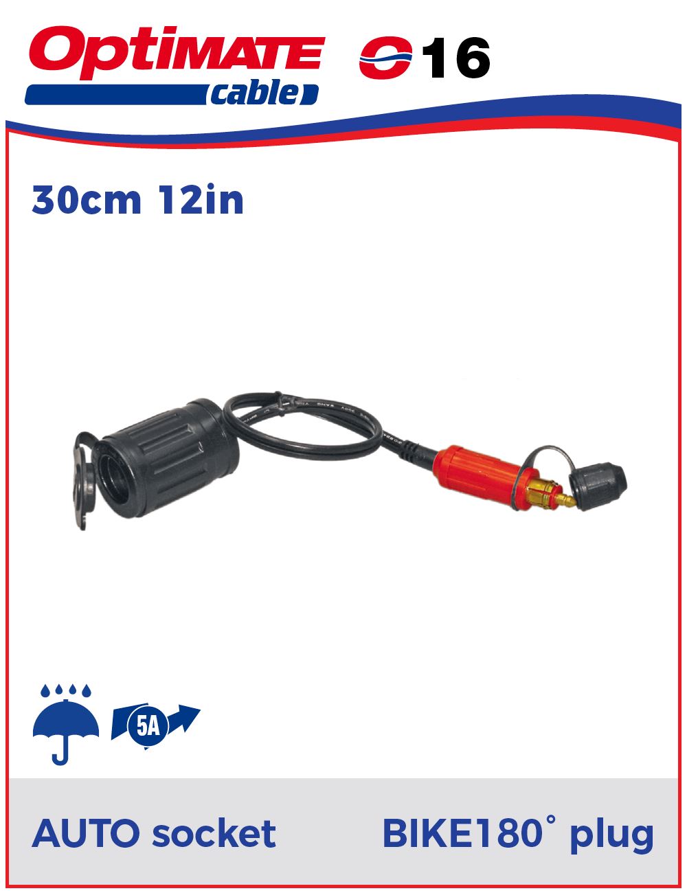 Optimate Cig To Din Accessory Adaptor 12V O16