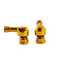 Puig Race Tyre Valves 11mm Yellow 20446N