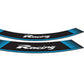 PUIG Wheel Rim Stickers Red Universal 5531R