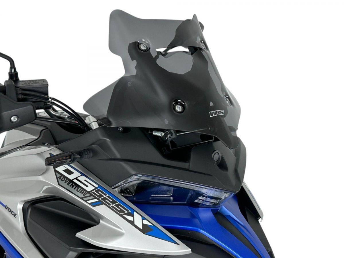 WRS Windscreen Enduro For Voge Adventure 525 DSX ABS 2024 Dark Smoke 3mm VO003FS