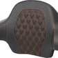 Saddlemen Tour Pak Backrest Pad Orange Stitch For HD FLHXS 1868 08-23 814-07-15003