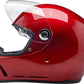 BILTWELL Lane Splitter Red Motorcycle Helmet