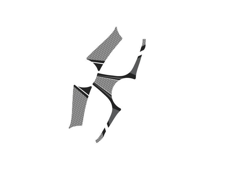 Puig Radikal Yoke Protector Grey 21650F