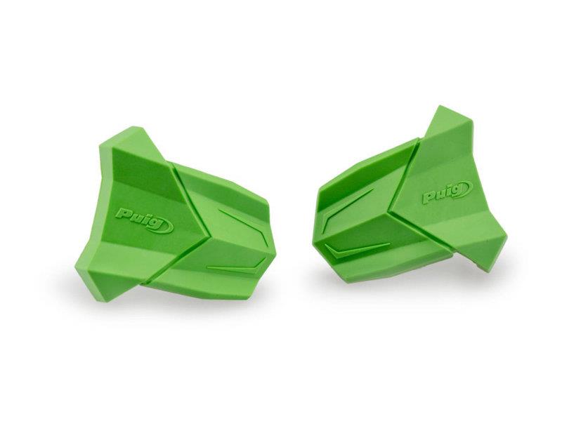 PUIG Rubber End For Frame Sliders R19 Green Universal 3148V