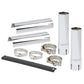 Arlen Ness Exhaust Extensions Kit Dual Out Chrome Stainless Steel 60-120