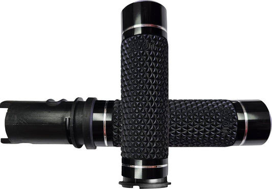 Avon Grips K25 Motorcycle Grips Black Anodized 25.4mm K25-ANO-F24