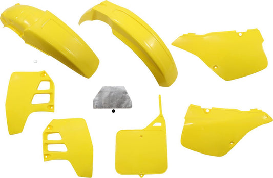 UFO Body Kit For Suzuki Rm250 89-91 Yellow SUKIT398-999
