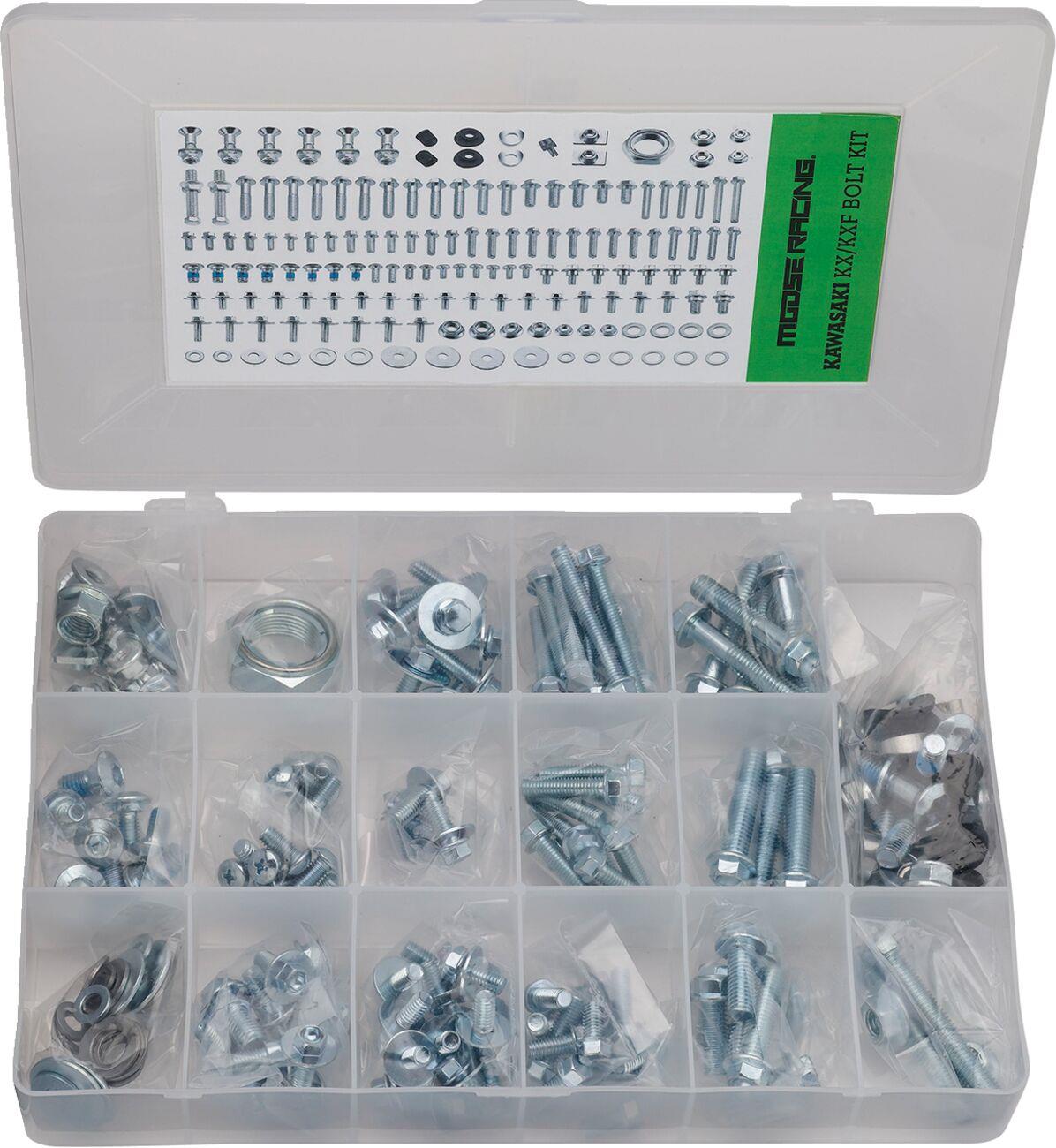 Moose Offroad M1 KX/KXF Bolt Kit For Kawasaki KX 250 2000-2026 Kit BKP-05