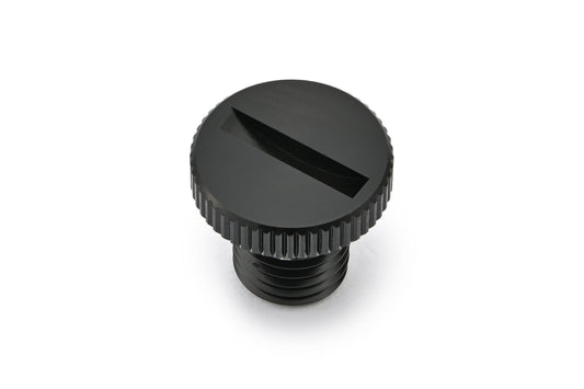 Daytona Mirror Plug Bolt Black CNC M10 x P1.25 Left Thread Hole Plug 80943