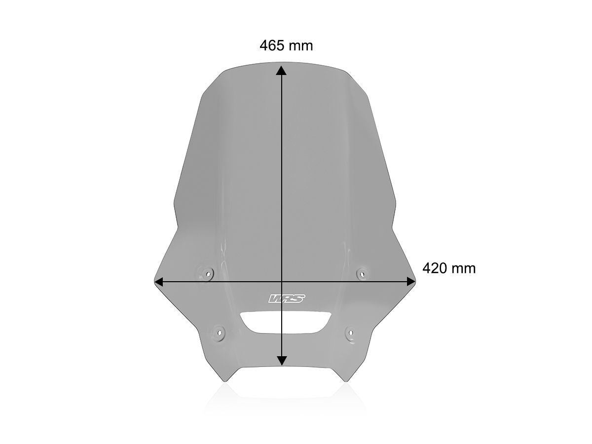 WRS Windscreen Caponord Nx 500/400 Smoke Dual Purpose HO076F