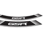 Puig Wheel Rim Stickers White 6460P