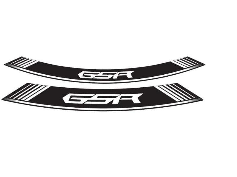Puig Wheel Rim Stickers White 6460P