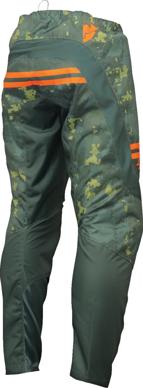 Thor Trousers Sector Youth Digi Green/Charcoal 24 Model