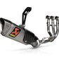 AKRAPOVIC Titanium Evolution Line Full Exhaust System Street for Triumph Daytona 660 ABS 24-26 S-T6E1-APLT