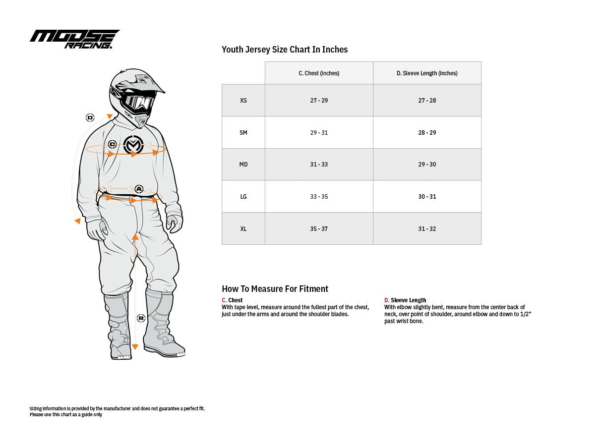 Moose Racing Jersey Youth Agroid Teal/Orange/Black 24 Model