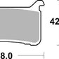 Sbs DC Racing Dual Carbon Brake Pads For Honda CMX 1100 2017-2024 Set of 2 947HS