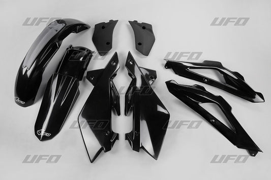 UFO COMPLETE BODY KIT HUSQVARNA CR 125/250 BLACK HUKIT605E-001