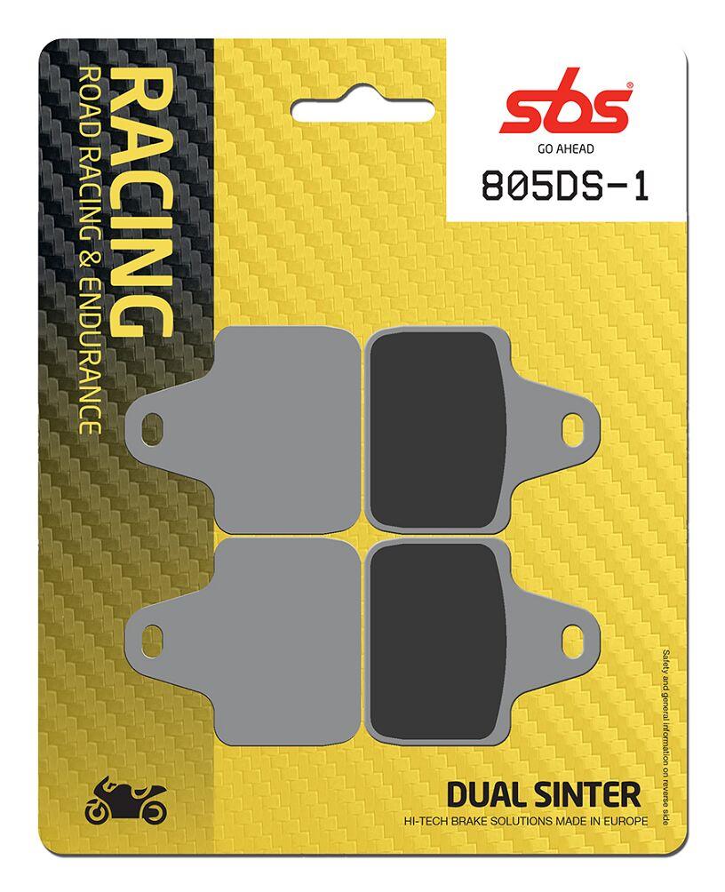 Sbs DS Racing Dual Sintered Brake Pads Sintered Metal Set 805DS-1