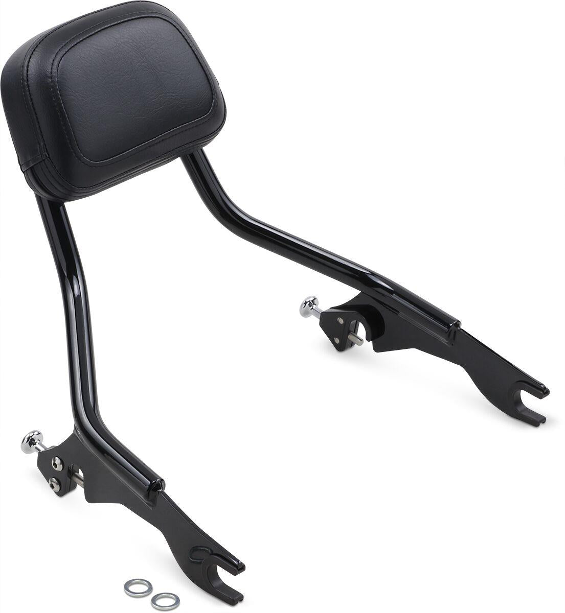 Cobra Short Detachable Backrest For Harley FLHX 1923 2009-2026 Black 602-2200B