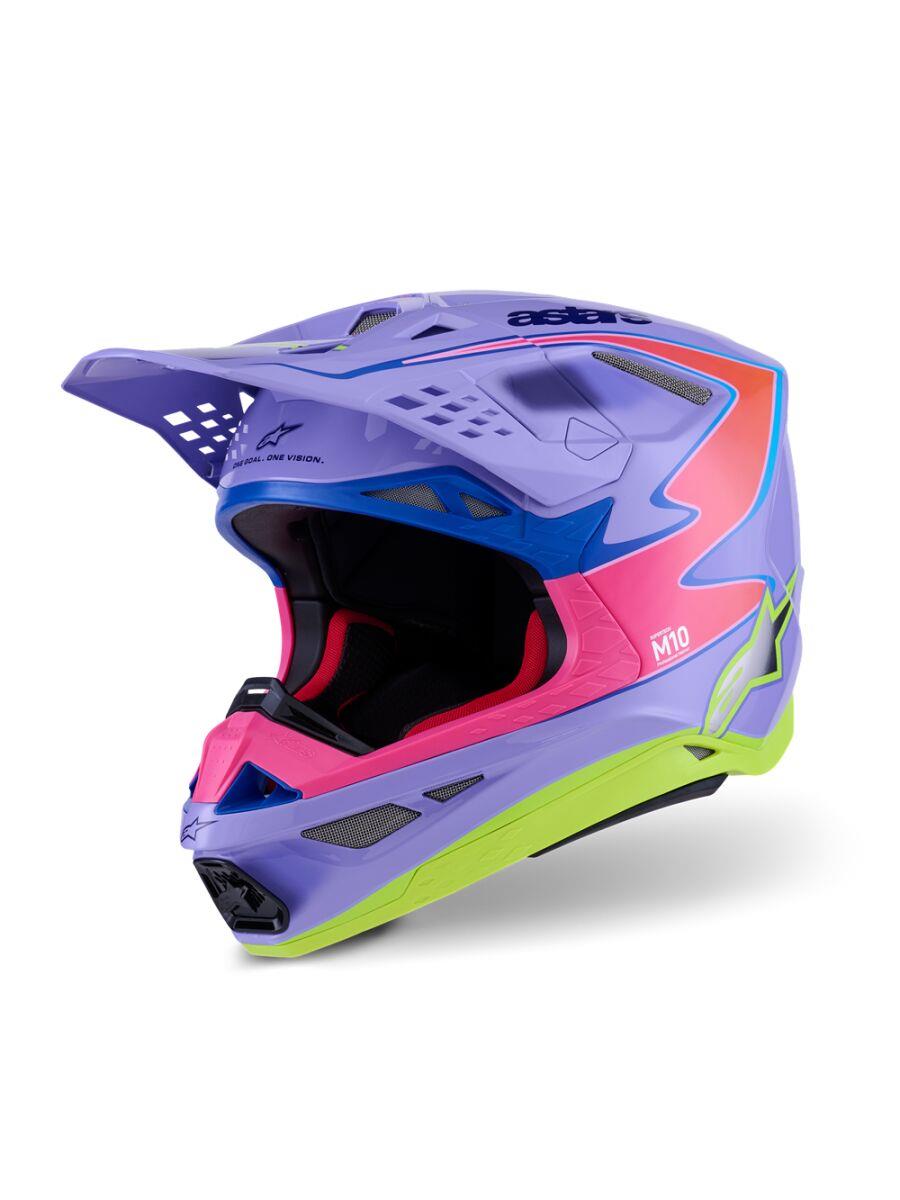 ALPINESTARS Supertech M10 Jett Lawrence R01 Helmet PURPLE/PINK 2025 Model