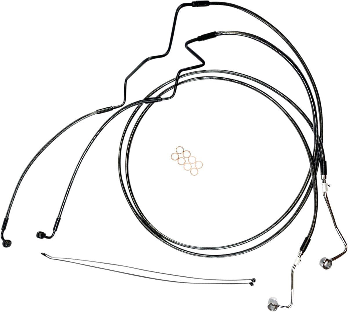 Magnum Shielding Lower Brake Line Kit For Harley FLHRXS 1868 2014-2024 AS470164
