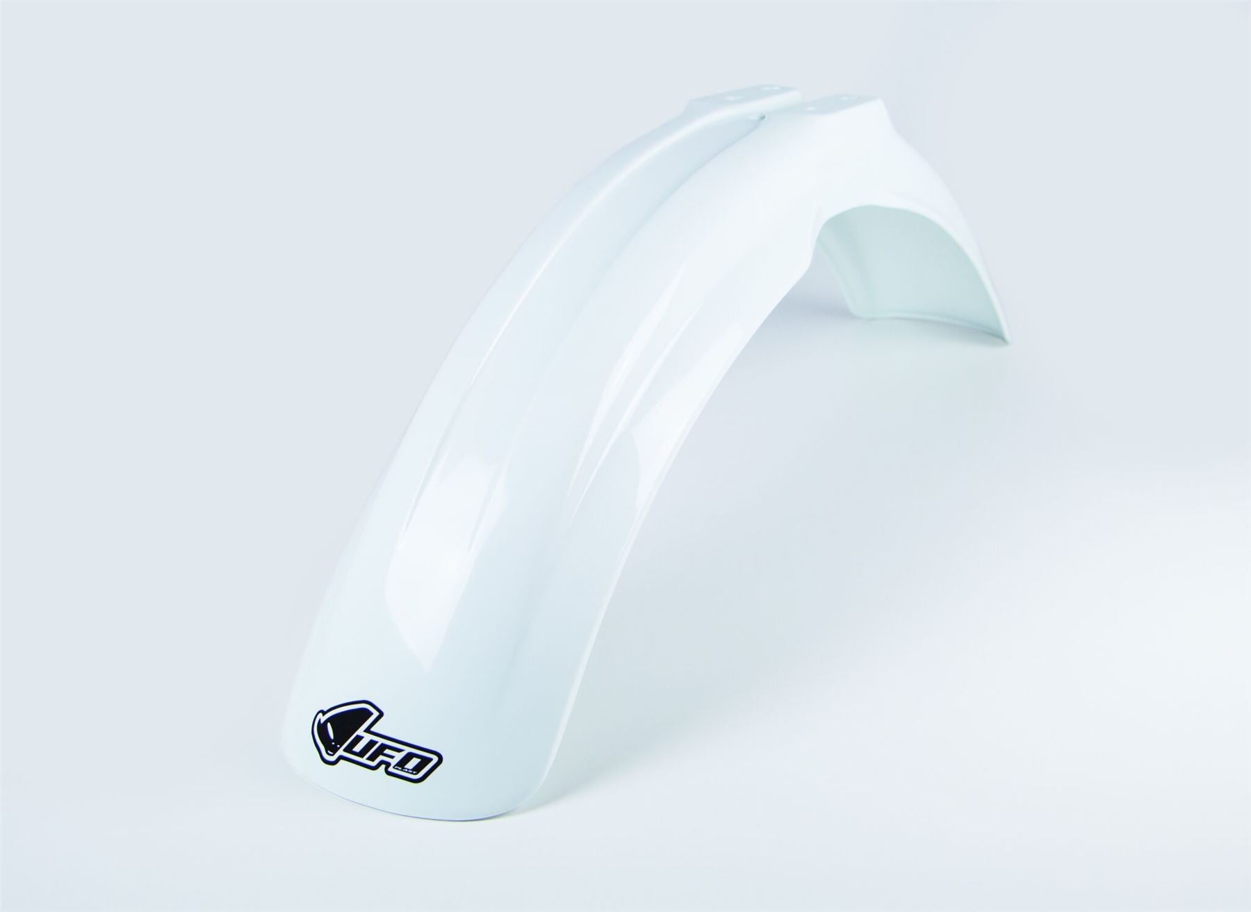 UFO UNIVERSAL FRONT FENDER MX/ENDURO 125-250-500 WHITE PA01008041 ...