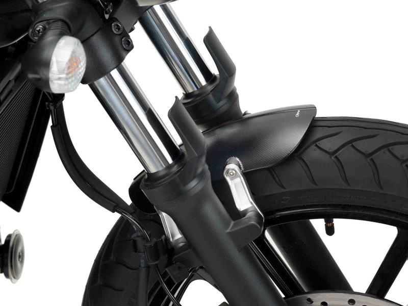 Puig Aluminum Milled Front Mudguard Black 21476W