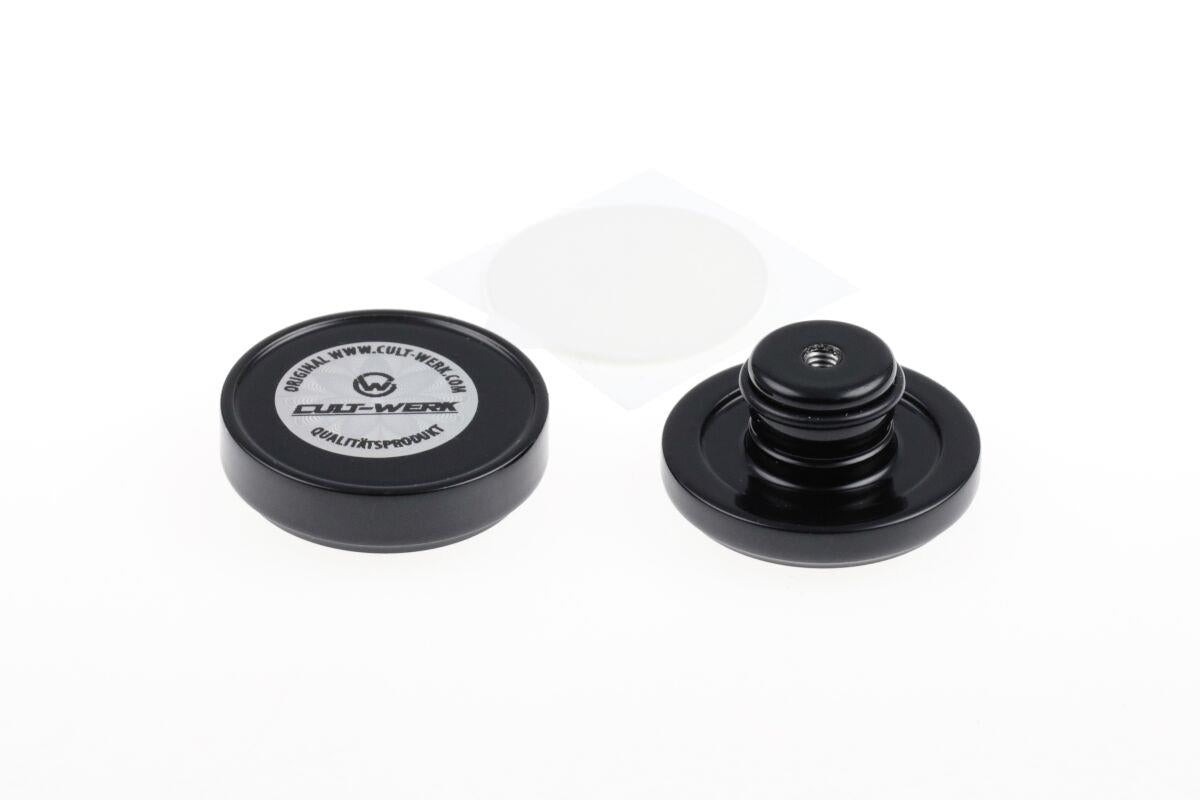 Cult Werk Axle Cover For Indian Scout 1250 2018-2026 Black Aluminium IN-SCO017